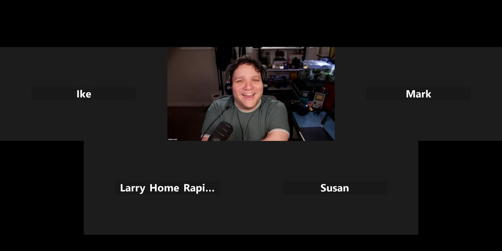 Andrew Kan of the Kan Do Creators Community during a YouTube coaching session