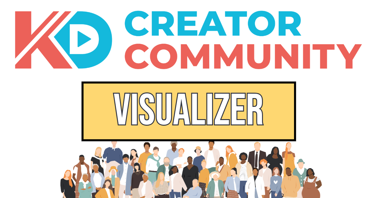 Kan Do Creators Community Visualizer logo with illustrated crowd representing a YouTube audience